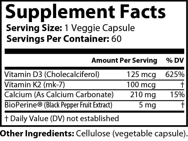 EVOLVE Vitamin K2+ D3